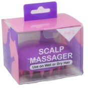 Wholesale - PURPLE SCALP MASSAGER BRUSH C/P 72, UPC: 810004942516